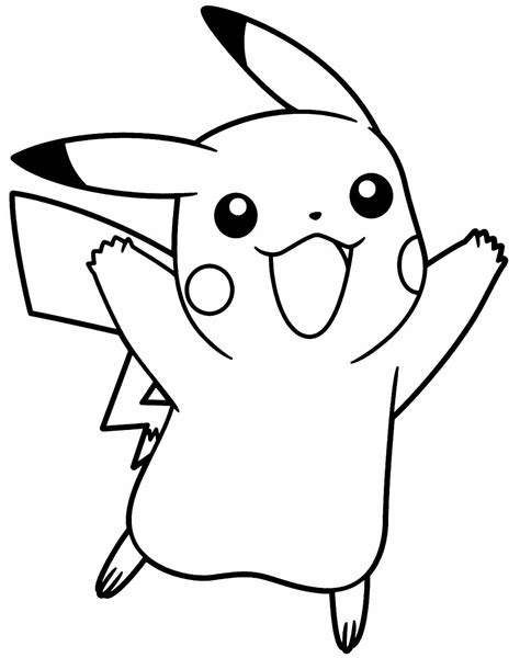 picachu para colorir|Desenhos do Pikachu para colorir